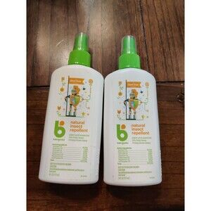 BabyGanics Insect Repellent Spray with plant & essential oils - 6 oz - LOT of 2
